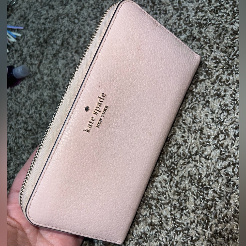 Pink Kate spade wallet